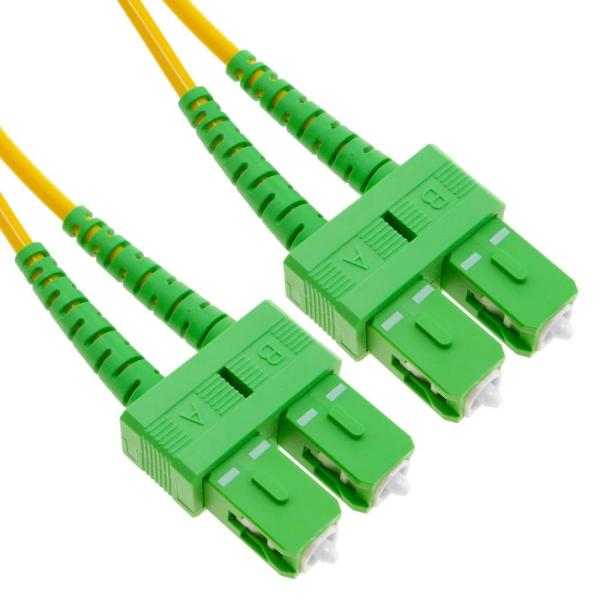 Le SM duplexent le câble optique de correction de fibre, câble de PVC de connecteur de Sc/RPA