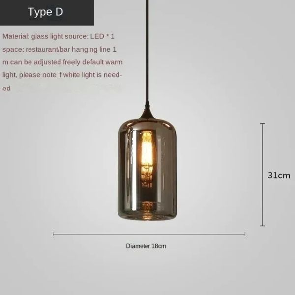 Modern Glass Chandeliers For Dining Tables Living Room Kitchen Office Coffee Hanging Lamp (WH-AP-679)