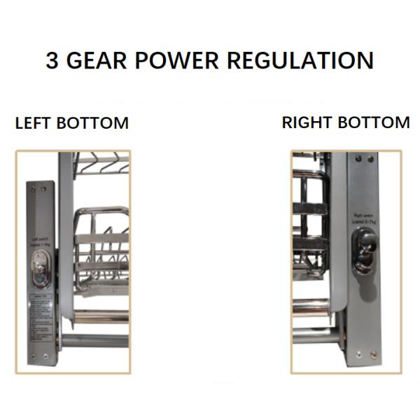 2 Layers Soft Stop Stainless Steel Kitchen Elevator Basket Iron Steel