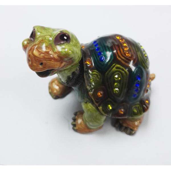 turtle shaped trinket box fashion metal jewelry box wedding trinket boxes