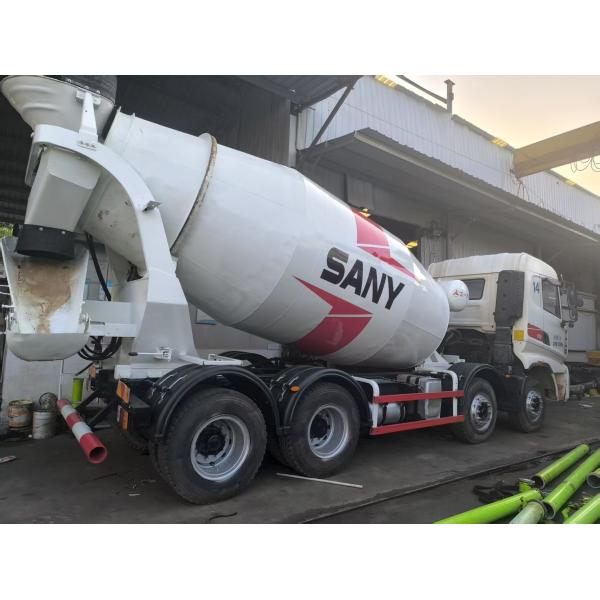 Camion malaxeur à béton d'occasion SANY 2017, 12 mètres cubes, 12m3, ancien camion de ciment
