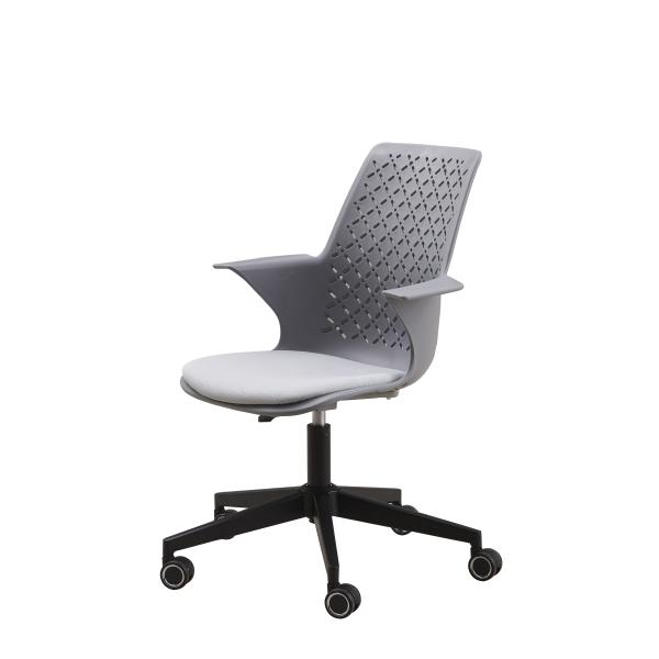 OEM & ODM Plastic Office Chairs With 360 Swivel Writing Pad