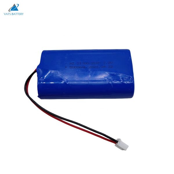 21700 5000mAh 7.2V Lithium Polymer Battery Pack OEM Customizable For Power Tools