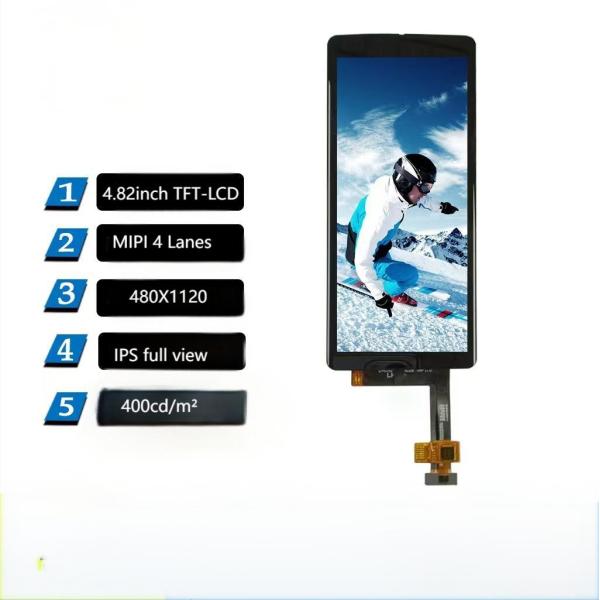 4.82 Inch TFT LCD Display Assembly 480*1120 Resolution