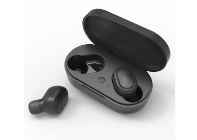ABS True Wireless Stereo Earbuds Black / White Color With Mic Customized Logo