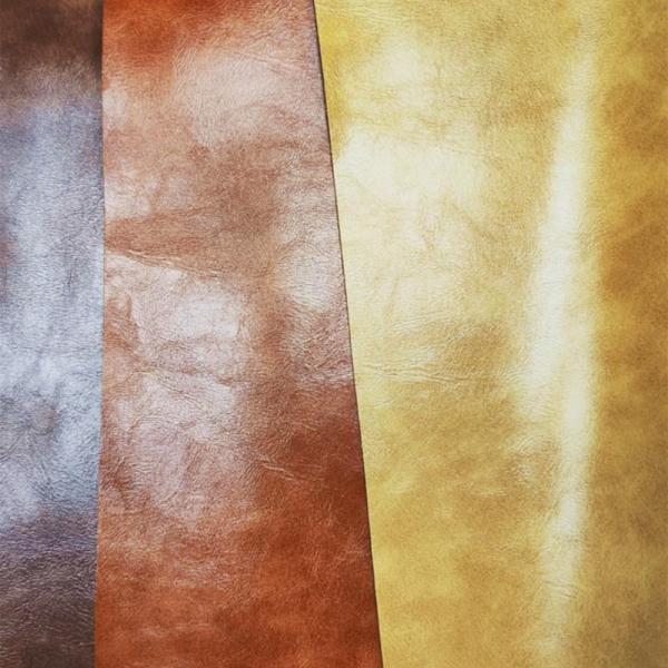 Масляный воск Рельефный PU обувь Кожа поддельная расчетка текстура Экологически чистые