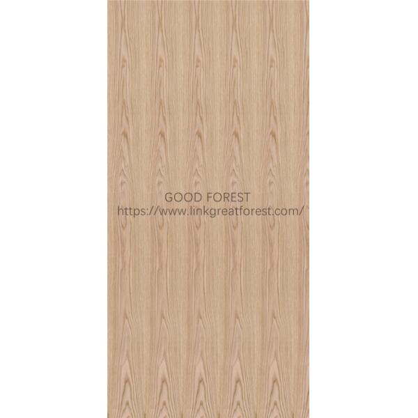 MDF Faced Natural Oak Crown Wood Veneer 2440/2745mm Lengthened Size Grade E0/E1 From China Manufacturer
