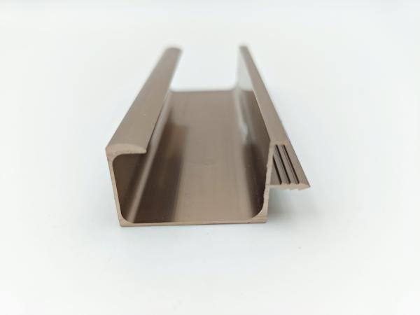 OEM Aluminium Kitchen Profiles , G Handle Aluminium Profile For Wardrobe