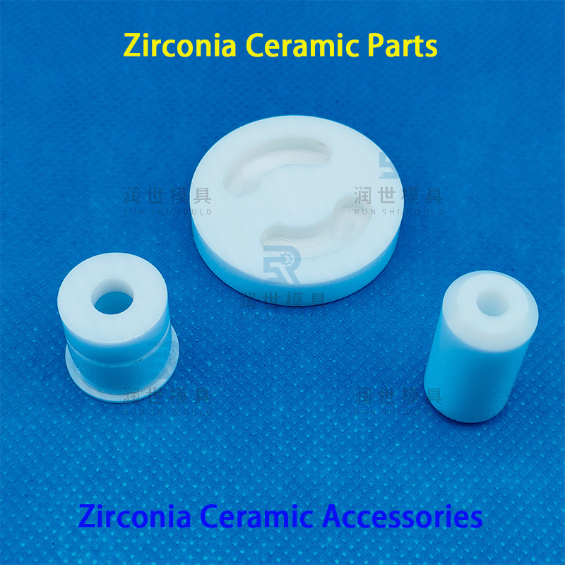 Mirror Coating Ceramic Parts Medical / Aerospace / Automotive Industry Zirconia Ceramic Components