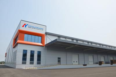 Hurricane Resist Prefabricated Steel Frame Building Metal Warehouse Hangar Office Worshop
