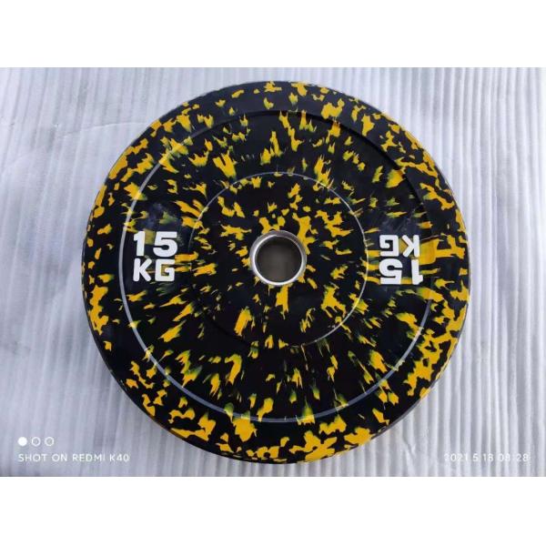 15lb 30lb 45lb Gym Rubber Weights Plates Set for Customized Logo Free Weight Training