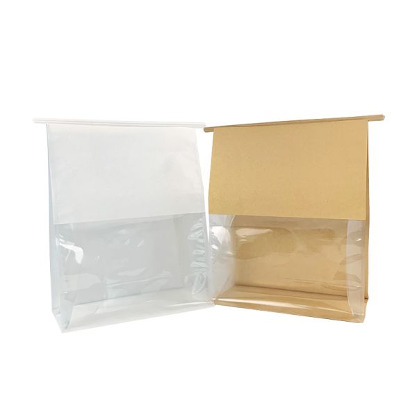 Tin Tie Toast Bag   Full Recyclable Packaging Bag Biodegradable Bread  Bags Manufacturers Can Customize Patterns Size
