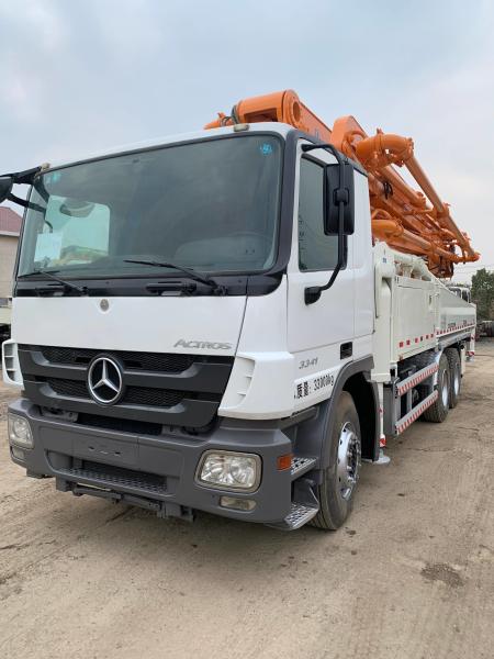 caminhão usado da bomba do cimento do motor diesel do crescimento de 6x4 49m