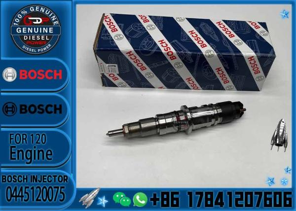0445120075 0986435530 Common Rail Fuel Diesel Injector 504128307 2855135 for Iveco / Case / New Holland