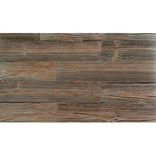 Carreaux de pierre de mur de ciment de grain de bois de 14 mm pour l'intérieur extérieur