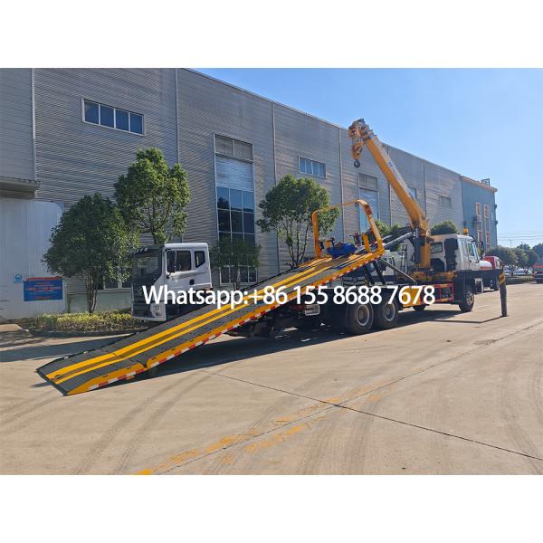 SINOTRUK 6X4 Flat Bed Truck Mounted 10 Tons XCMG Crane with Eaton Fuller 10-Speed Manual and CT660 Model