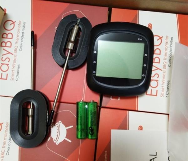 Outdoor BBQ Bluetooth Food Thermometer With 6 Probes For Smokers Kitchen Grilling