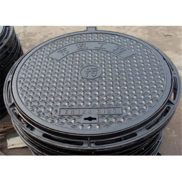 Road Round Inspection Cover D400 Double Seal Cover Anti Shock With Frame