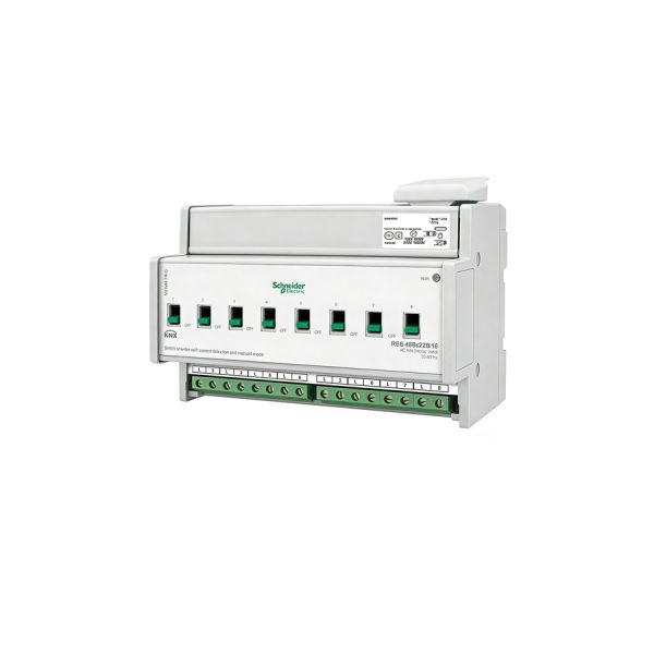 MTN647895 Schneider KNX 8-Way Switching Module with Manual Control and Current Detection