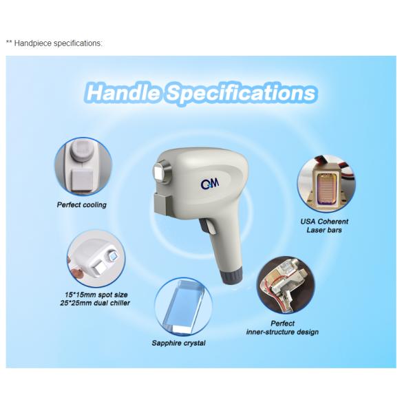 Portable Diode Laser Hair Removal Machine Diode Laser Hair Removal 2in1 Machine 3 Wavelength Laser and Diode Machine