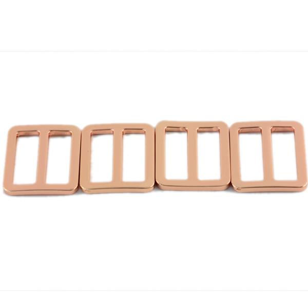 Zinc Alloy Tri Glide Slider 20mm 25mm Metal Buckle for Square Pet Collar Customization