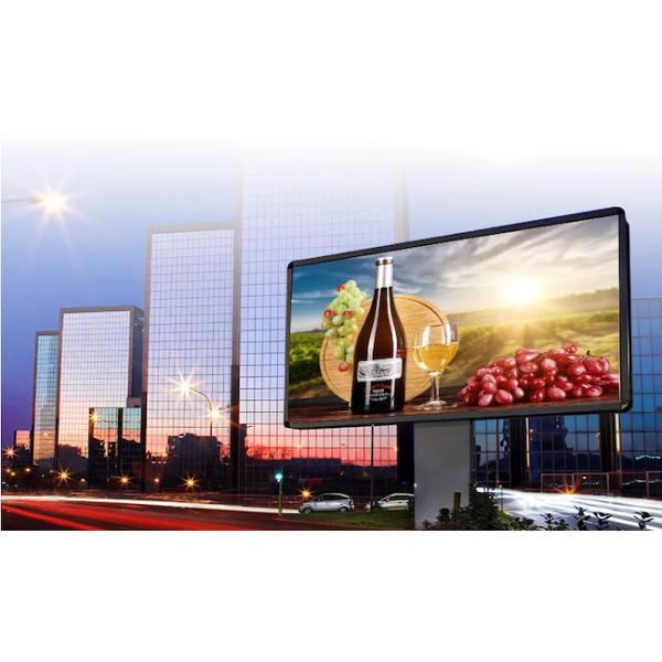 Pantalla LED de alta luminosidad de 6 mm al aire libre a todo color P6 para publicidad de edificios