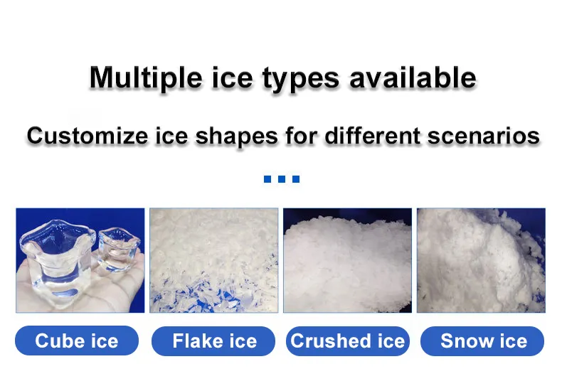 Stainless Steel Industrial Flake Ice Machine Automatic Flake Ice Maker Machine 220V