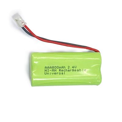 Nickel Metal Hydride Solar Light Battery 2.4V 800mAh Ni Mh Solar Battery