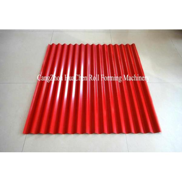 Rollo de la capa doble del perfil del tejado del PLC Metrocopo de Mitsubishi que forma la máquina con garantía de dos años