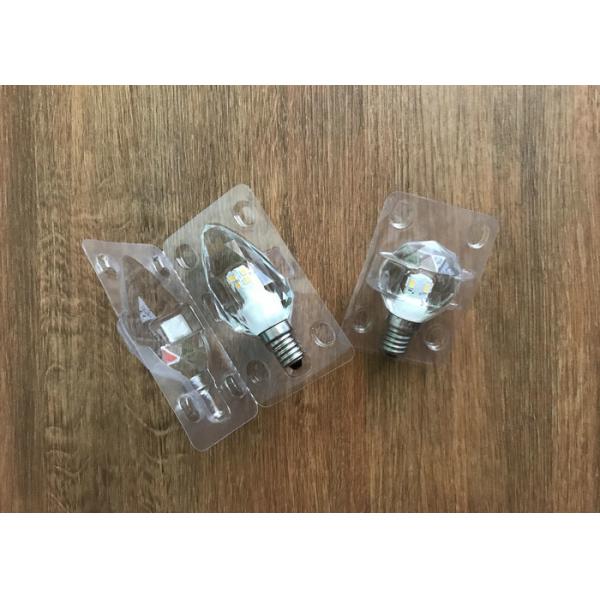 450lm Dimming Led Candle Lights , 4.3w 2700k Light Bulb Crystal E12 Base