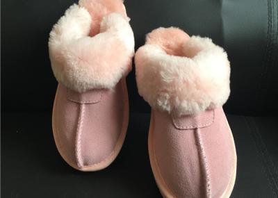 AUSTRALIA kids Sheepskin Slippers Chestnut Winter Warm Indoor Shoes