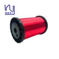 Auto-adhésif chaud de vent chaud de la couleur rouge 0.04mm de fil d'aimant de cuivre à hautes températures