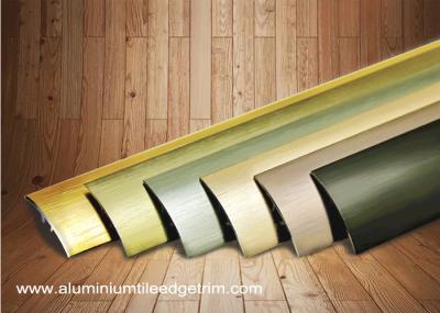 Multi Use Curved Surface Aluminium Floor Trims With Brushed Effect For Hotel Project