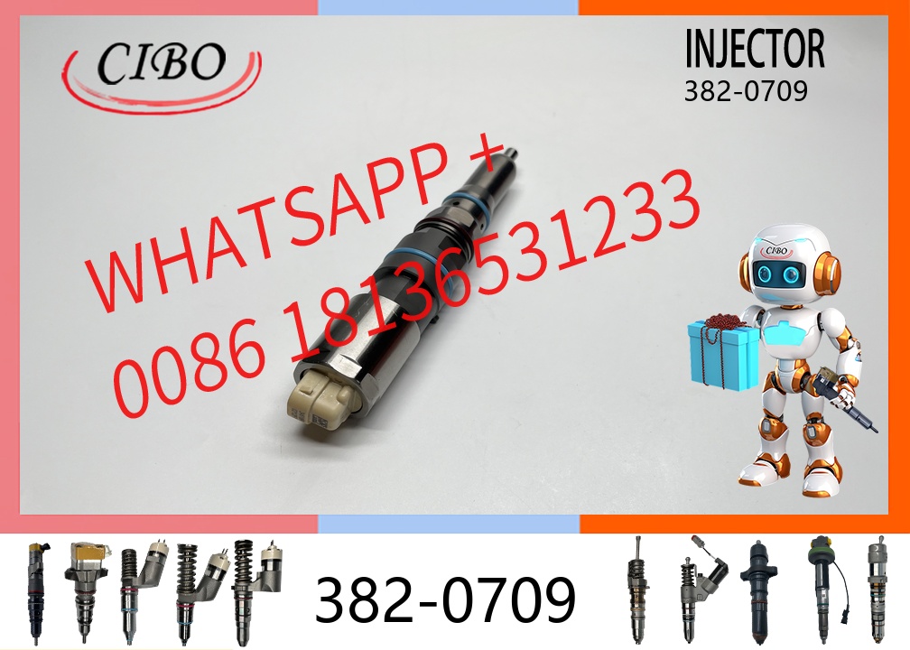 original  382-0709 Diesel Fuel Injector 460-8213 456-3509 20R-5077 for D7E D6T Engine, 336EL Excavator Replacement Part original new injector