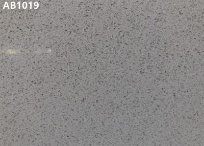 Superfícies polidas de pedra de quartzo cinza de alta tenacidade Acabamento resistente a manchas