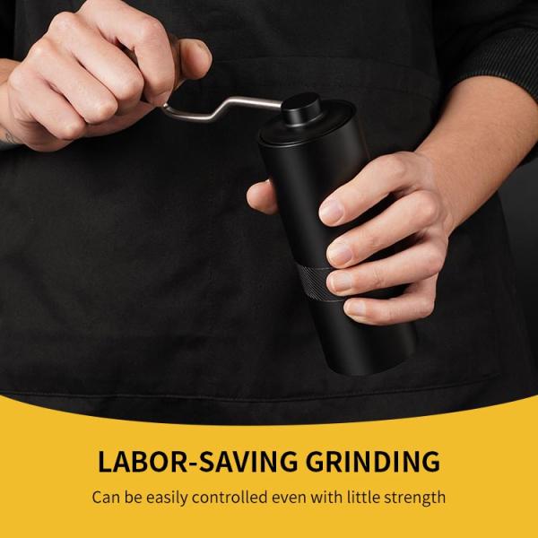 Burr Small Handheld Mini Hand Coffee Grinder Aluminium Alloy Portable CE