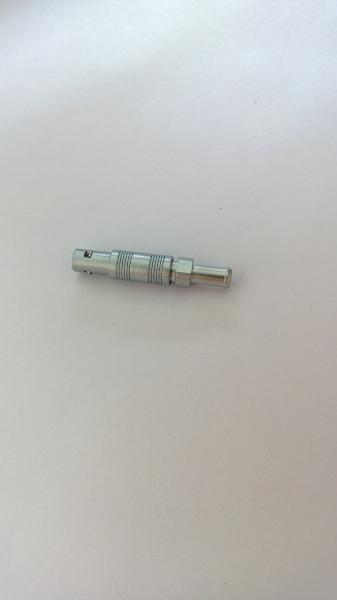 Silver Push Pull Connector Brass Chrome Plated Shell And Collet Nut