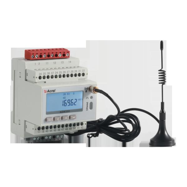 ADW300 Acrel Trois phase 4g Wifi sans fil Din Rail Meter Pour la tour de télécommunication Avec 12v alimentation et logiciel