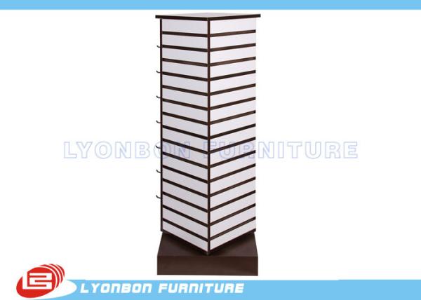 Metal Hangers Custom Slatwall Display Stands / Fashion Eyeglass Display Rack