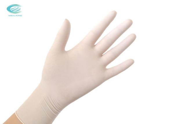 Proteção livre do produto comestível do pó elástico transparente descartável médico das luvas do látex