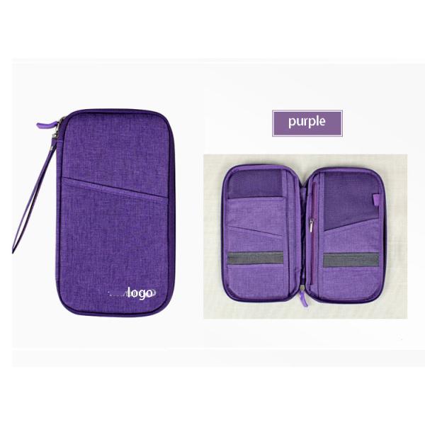 Travel abroad passport folder bag multi-function certificate bag travel card travel ticket bag protective cover bags