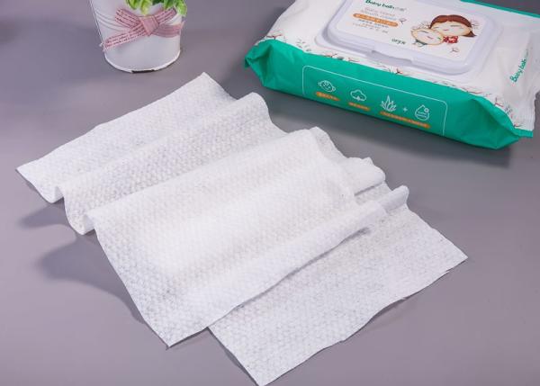 80g/M² Disposable Spunlace Non Woven Fabric For Sanitary Napkins