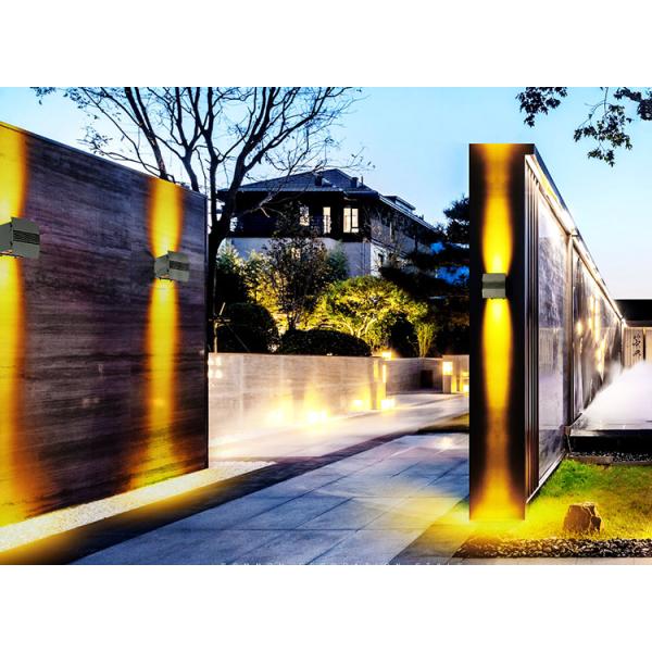 24W A Beam Of Light Doubl Head Wall Lights Outdoor Waterproof Courtyard Double Beam Corridor LED Wall-Washing Light