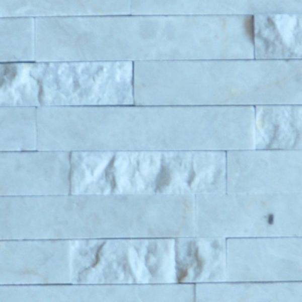 Cream / White Quartz Mosaic Tiles Backsplash , Natural Stone Bathroom Mosaic Wall Tile