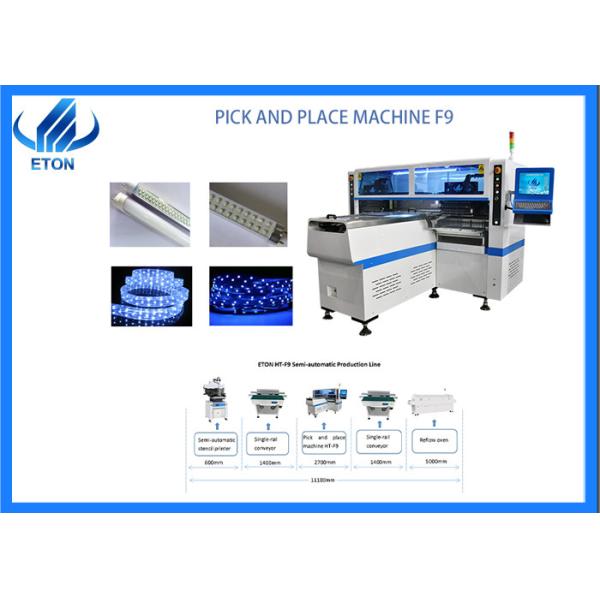 Vision Alignment LED Making Machine 68 Nozzles LED PCB Assembly Machine