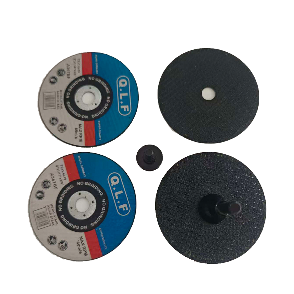 Multifunctional Cutting & Grinding Disc Set  Includes Discs, Clamping Rods, and Connecting Rods  Compatible with 6mm and 10mm Inner Bore Sizes