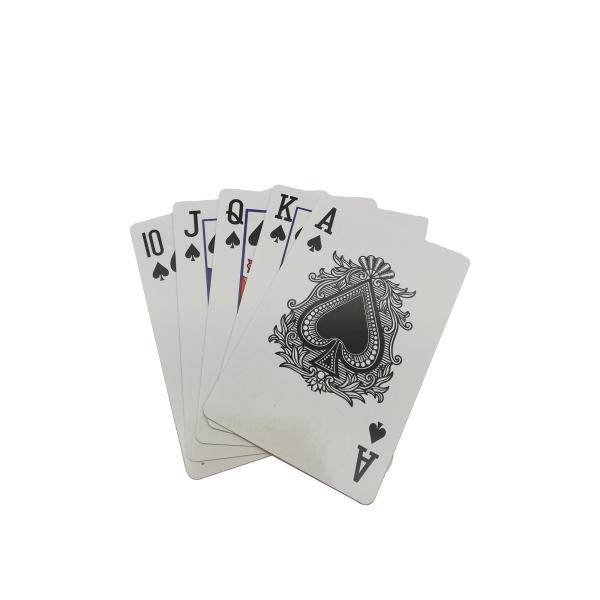 Paper PVC NFC RFID Poker Cards 13.56MHz Lamination Housing