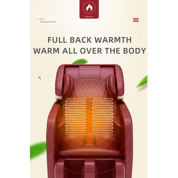 145cm SL Track Massage Chair Body Massager For Chair LED TFT PU ISO9001