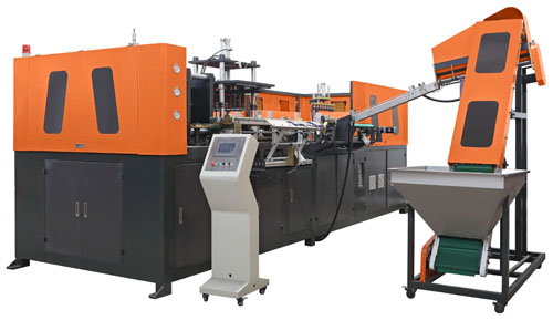 Infrared Heating System Blow Injection Molding Machine , Pet Blowing Machine 