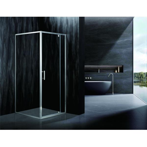 6mm Transparent Bathroom Shower Glass Cabinet 1800x800